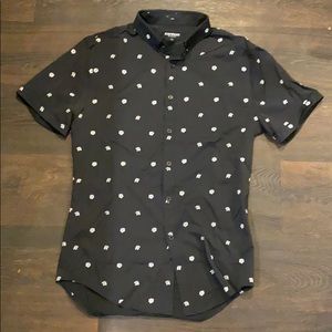 Express short sleeve button up